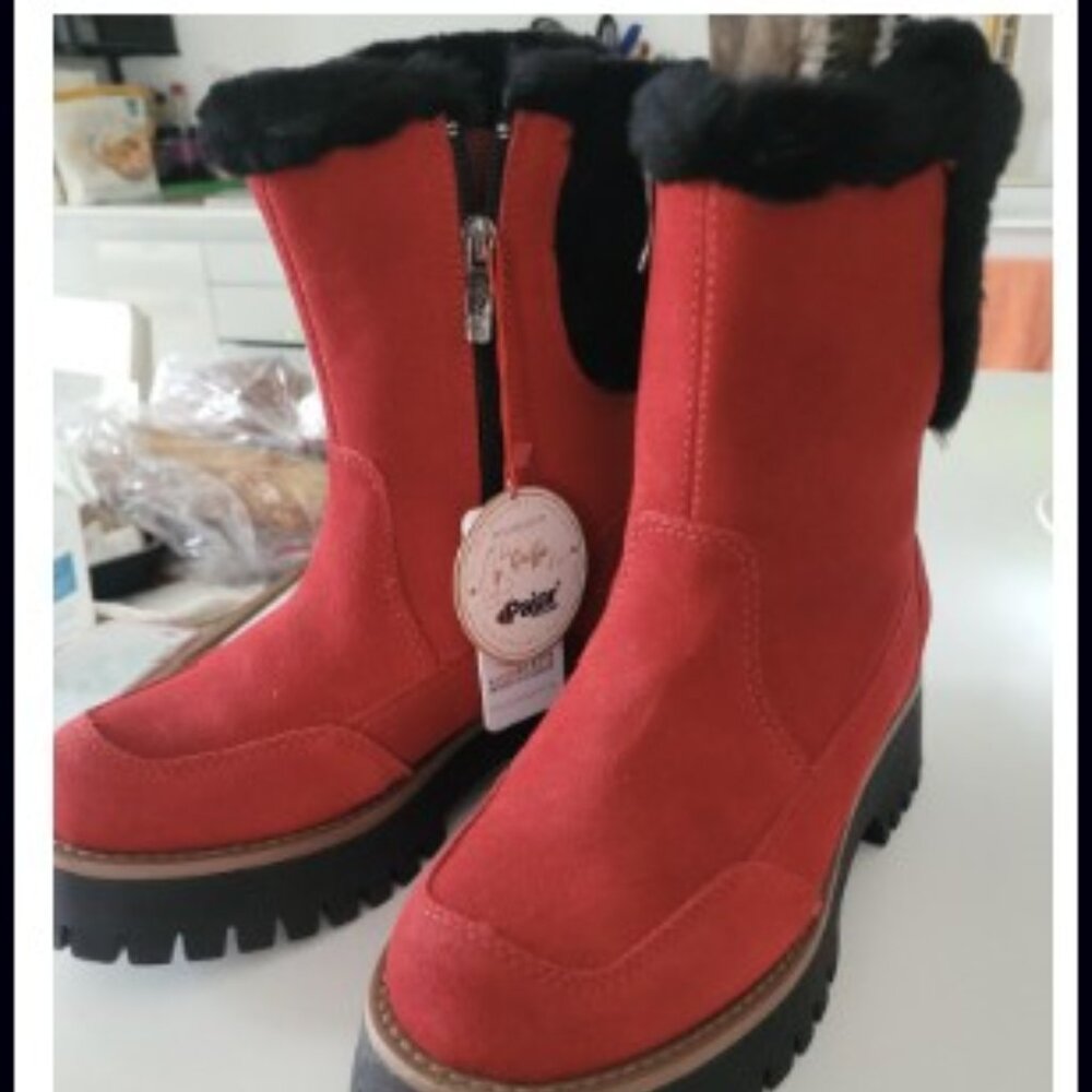 RED Pajar Suede Boot